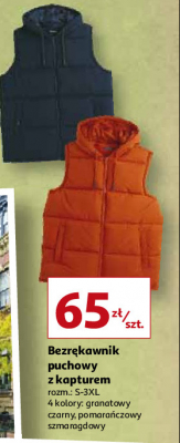 Bezrękawnik damski puchowy s-xxl promocja