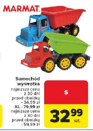 Samochód wywrotka xl Marmat promocja w Carrefour