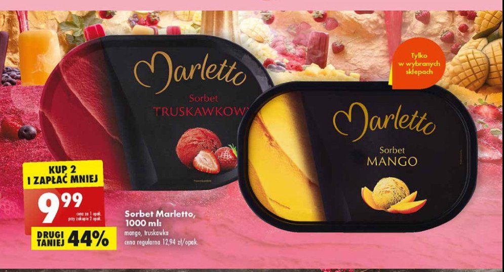 Sorbet mango Marletto promocja