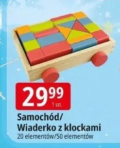 Samochód/Wiaderko z klockami promocja w Leclerc