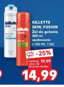 Żel do golenia do skóry bardzo wrażliwej Gillette fusion 5 promocja