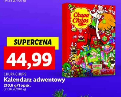 Kalendarz adwentowy Chupa chups promocja