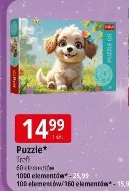 Puzzle Trefl 60 elementów promocja w Leclerc