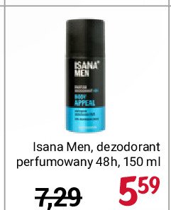 Dezodorant body appeal Isana for men promocja