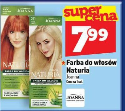 Farba do włosów Naturia Joanna promocja w TOPAZ
