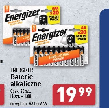 Baterie aaa Energizer promocja