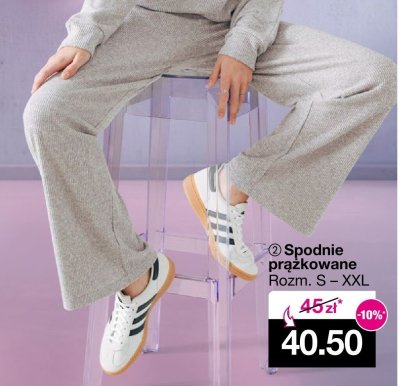 Spodnie prążkowane damskie Rozm. S – XXL promocja w Woolworth