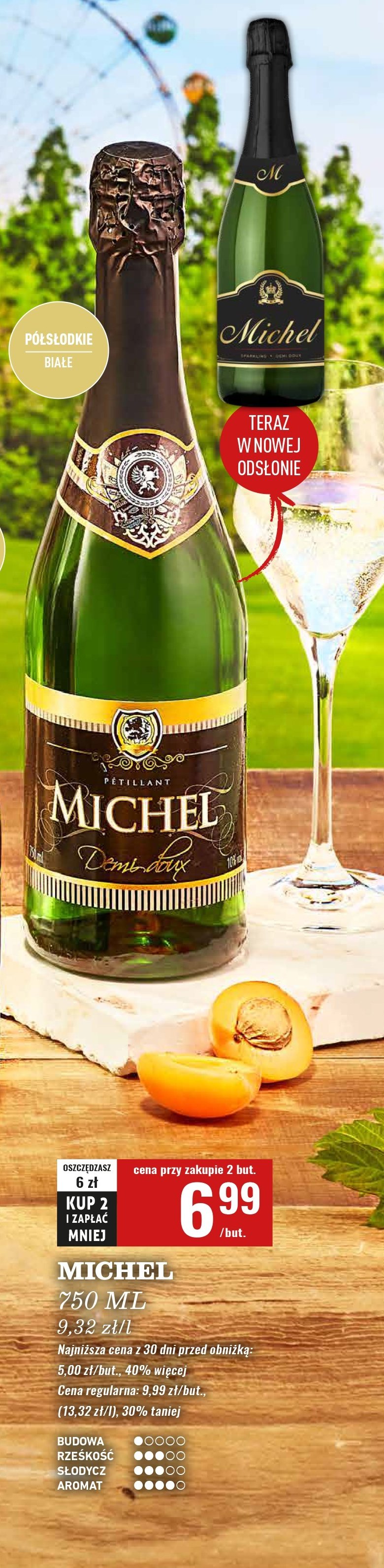 Wino półsłodkie MICHELANGELO BIANCO promocja w Biedronka