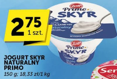 Jogurt Skyr Naturalny Primo promocja w Euro Sklep