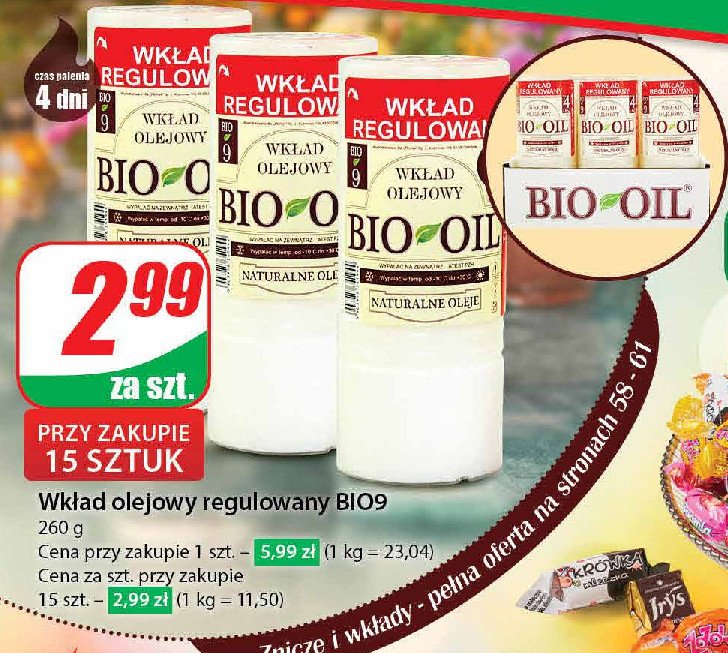 Wkład olejowy bio-9 promocja w Dino