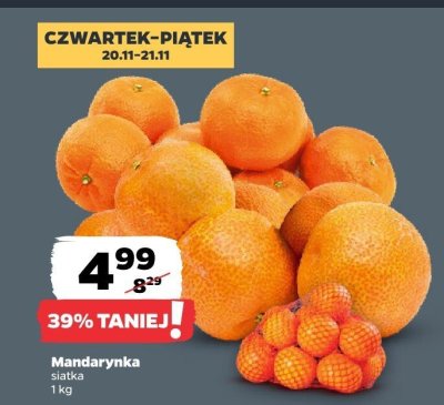 Mandarynka siatka promocja w Netto