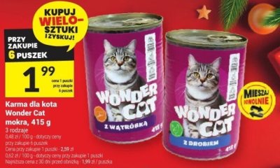 Karma dla kota Wonder Cat mokra, 415 g promocja w Twój Market