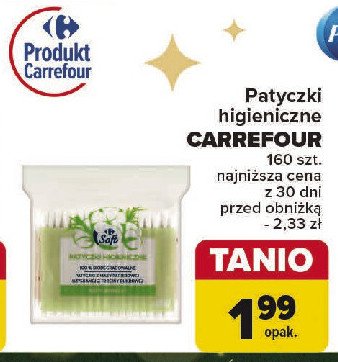 Patyczki higieniczne Carrefour promocja