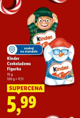 Czekolada Kinder Czekoladowa Figurka promocja w Lidl