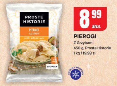 Pierogi z grzybami Proste Historie promocja w Chorten