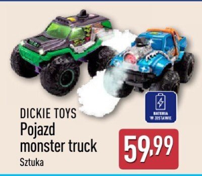 Pojazd monster truck DICKIE TOYS promocja w Aldi
