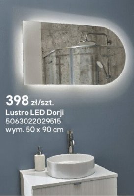 Lustro LED Dorji 50x90 cm promocja w Castorama