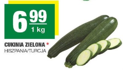 Cukinia zielona Hiszpania/Turcja promocja w SPAR