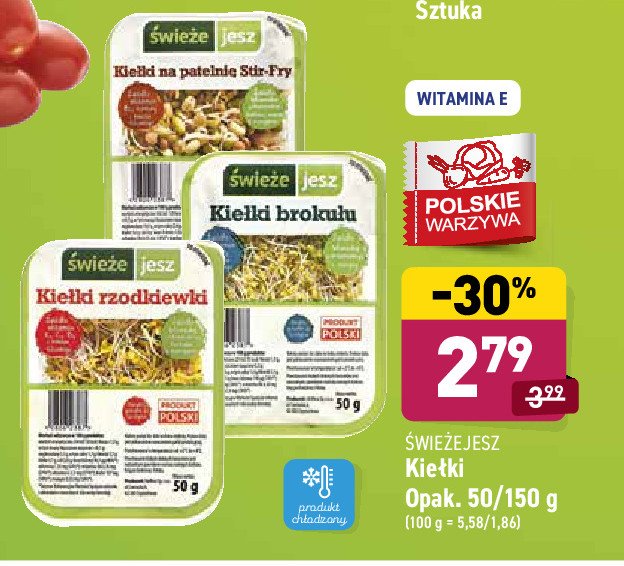 Kiełki na patelnię stir-fry Świeże jesz promocja