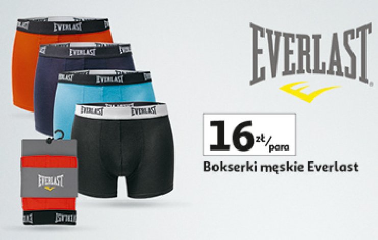 Bokserki męskie Everlast promocja w Auchan