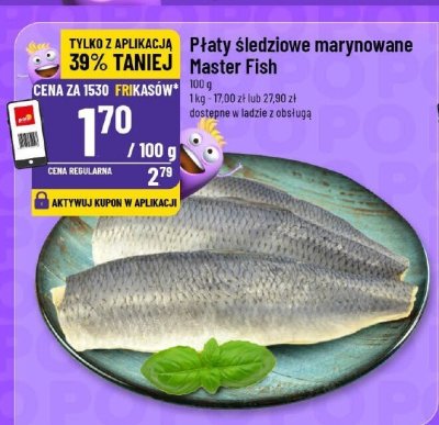 Płaty śledziowe marynowane Master Fish promocja w POLOmarket