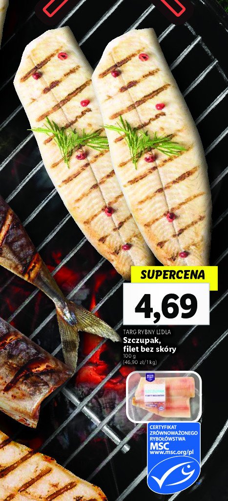 Szczupak filet bez sk贸ry Codziennie ryba w lidlu promocja