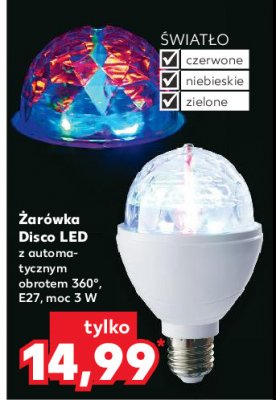 呕ar贸wka led disco 3w e27 promocja