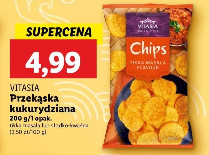 Chipsy tikka masala Vitasia promocja