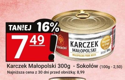 Karczek Małopolski 300g - Sokołów promocja w Hitpol