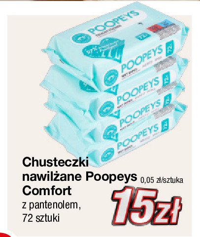 Chusteczki nawilżane POOPEYS promocja