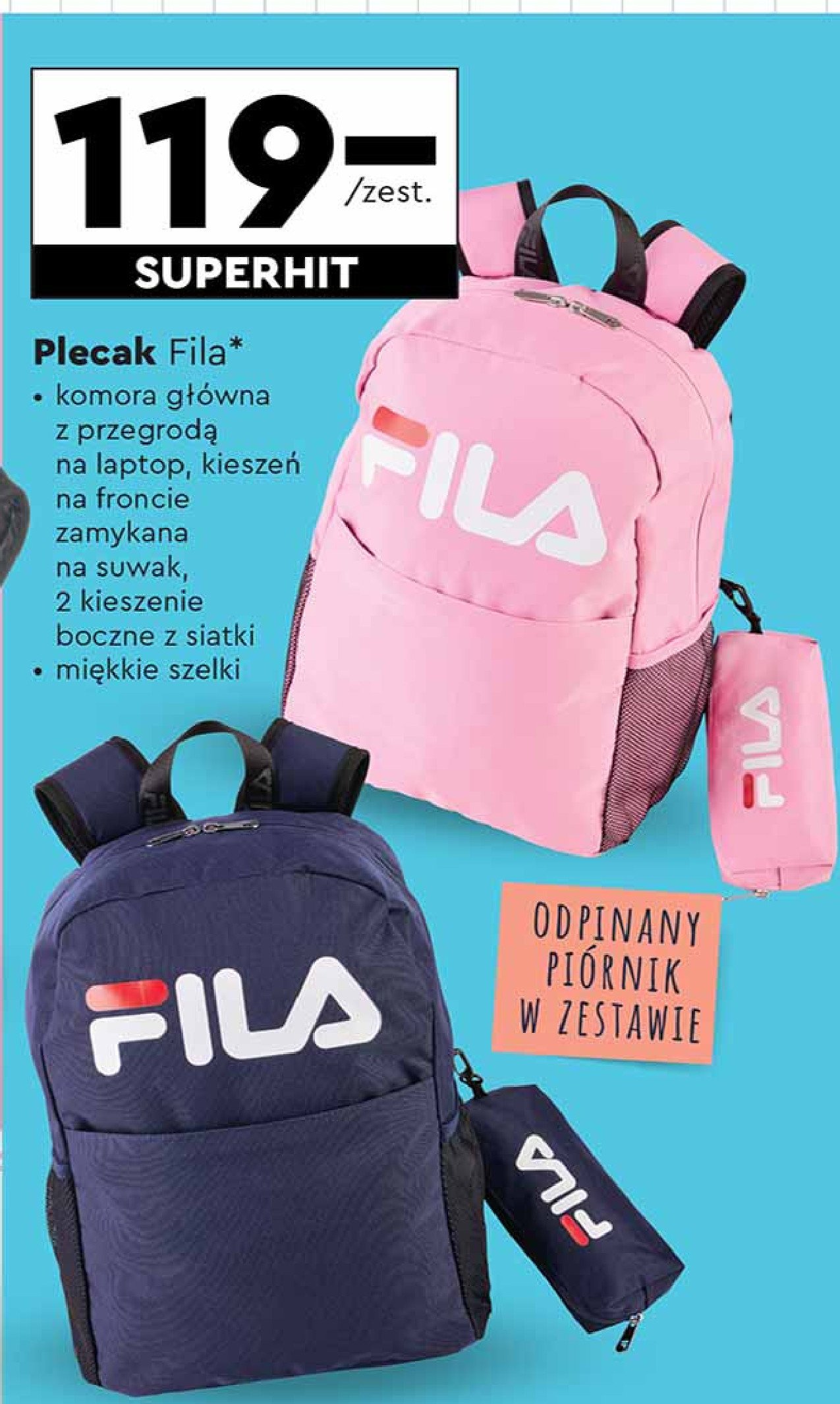 Plecak szkolny Fila promocja