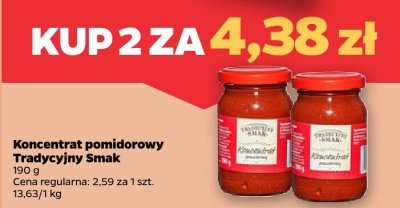 Koncentrat pomidorowy  promocja w Netto