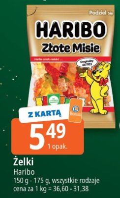Żelki Haribo Złote Misie promocja w Leclerc
