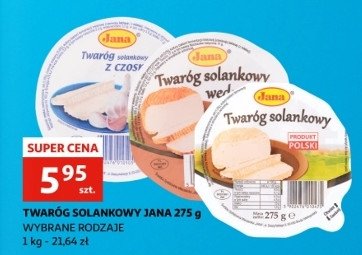 Twaróg solankowy wędzony Jana promocja