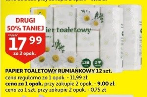 Papier toaletowy rumiankowy Podniesiony kciuk promocja