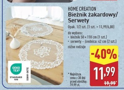 Bieznik 50 x 110 cm Home creation promocja