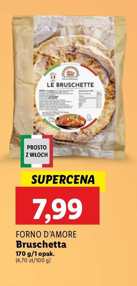 Bruschette Forno d'amore promocja