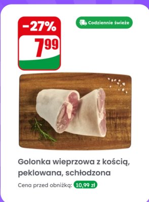 Golonka wieprzowa z kością peklowana, schłodzona promocja w Dino