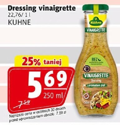 Dressing vinaigrette KUHNE promocja w Prim Market