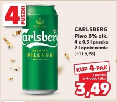 Piwo 5% promocja w Kaufland