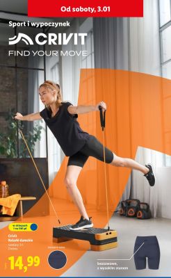 Kolarki damskie Crivit promocja w Lidl