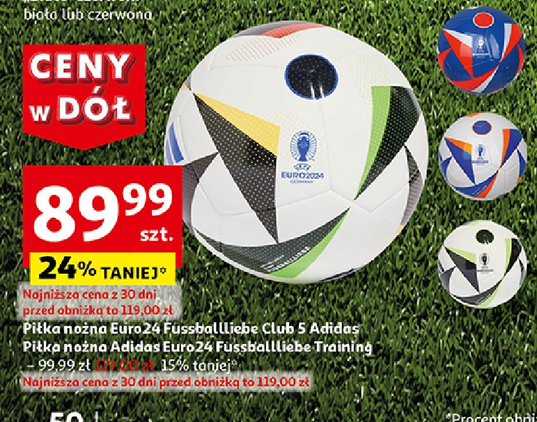 Piłka euro24 fussballliebe club 5 Adidas promocja