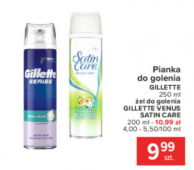 Pianka do golenia nawilżająca Gillette series promocja