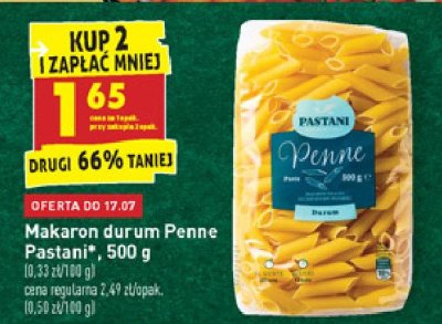 Makaron penne Pastani promocja