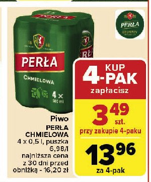 Piwo Perła promocja w Carrefour