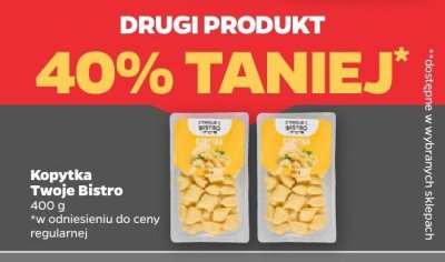 Kopytka DRUGIE -40% promocja w Netto