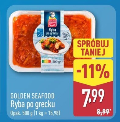 Ryba Golden Seafood po grecku promocja w Aldi