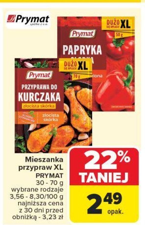 Papryka słodka xxl Prymat promocja w Carrefour