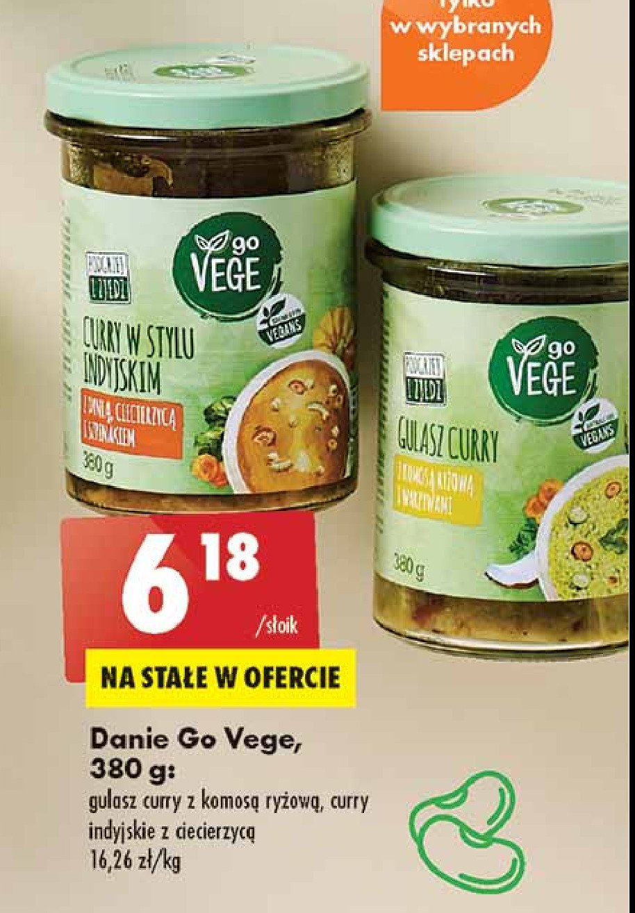 Gulasz curry z komos膮 ry偶ow膮 Govege promocja