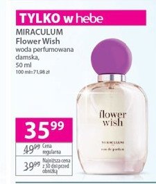 Woda perfumowana Miraculum flower wish promocja